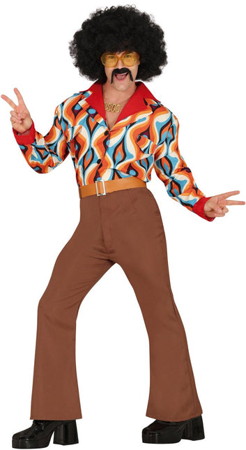 Disco Pak Blauw Oranje Heren - Partywinkel - 8434077786048