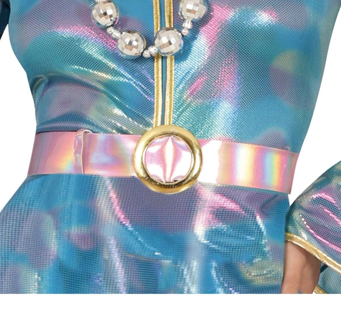 Disco Pak Blauw Paars Dames - Partywinkel - 8434077862735