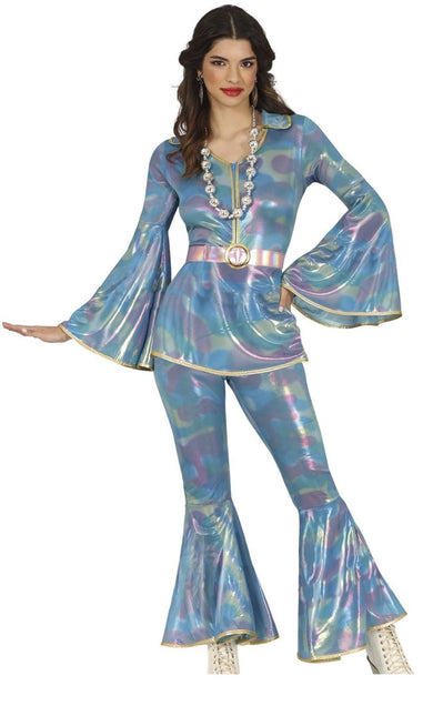 Disco Pak Blauw Paars Dames - Partywinkel - 8434077862735