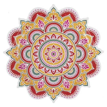 Diwali Borden 27cm 8st van Ginger Ray koop je bij Partywinkel