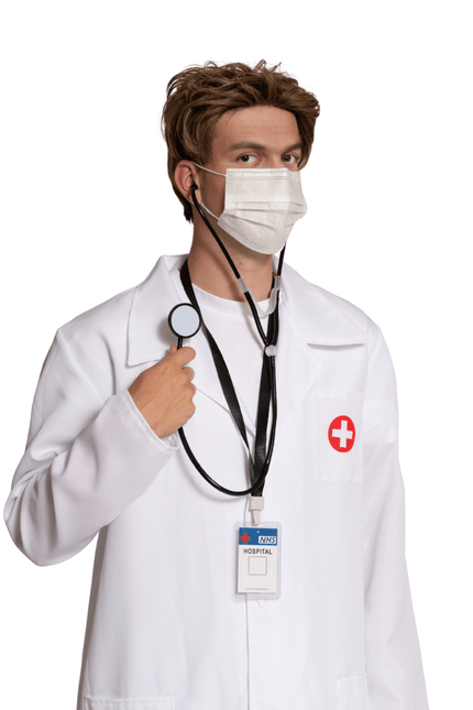 Dokter Kostuum Wit 4 delig van PartyXclusive koop je bij Partywinkel