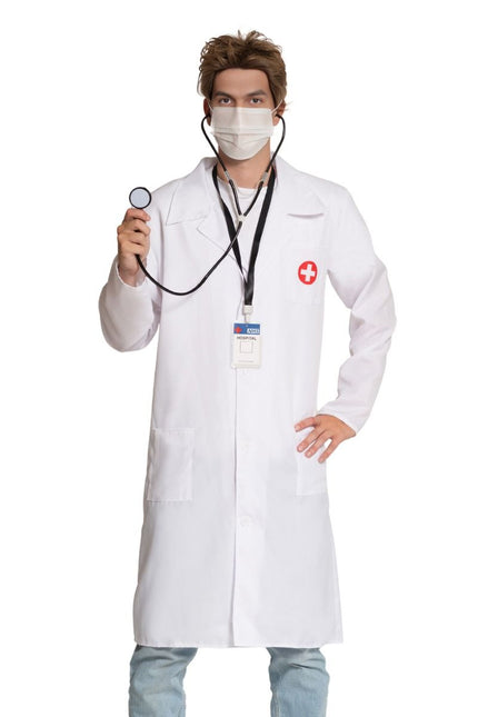 Dokter Kostuum Wit 4 delig van PartyXclusive koop je bij Partywinkel