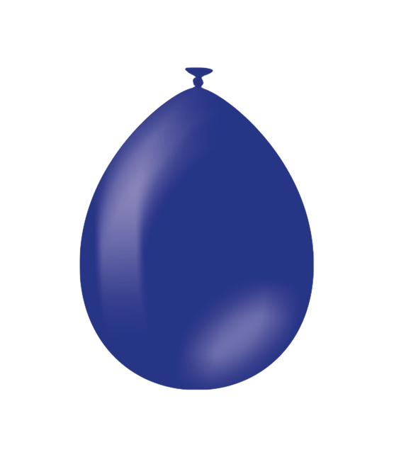 Donkerblauwe Ballonnen 30cm 25st - Partywinkel - 8716764242618