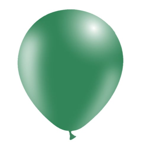 Donkergroene Ballonnen 30cm 10st - Partywinkel - 8436540889812