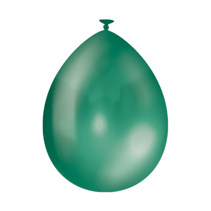 Donkergroene Ballonnen Metallic 30cm 25st - Partywinkel - 8716764243905