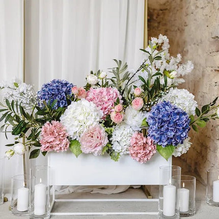 Doorzichtige Kaarsenhouder 23cm van Partydeco koop je bij Partywinkel