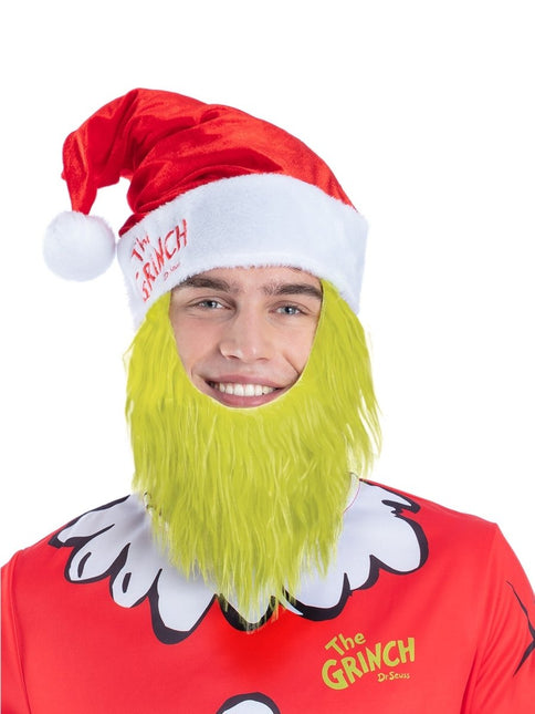 Dr. Seuss The Grinch Santa Hoed van Smiffys koop je bij Partywinkel