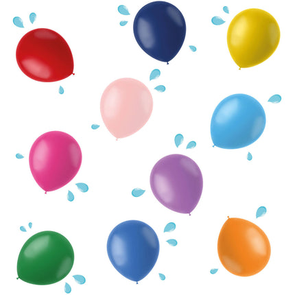 Kolorowe balony na wodę 8cm 50szt
