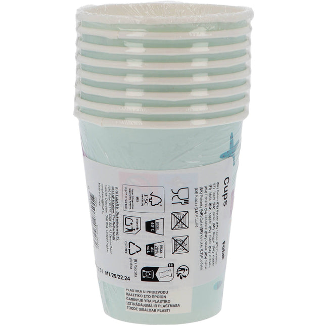 Kubki syrenki 250ml 8szt