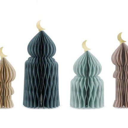 Eid Mubarak Decoratie Set 22,5cm 4st van Partydeco koop je bij Partywinkel