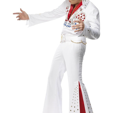 Elvis American Eagle Costume, White Heren van Smiffys koop je bij Partywinkel