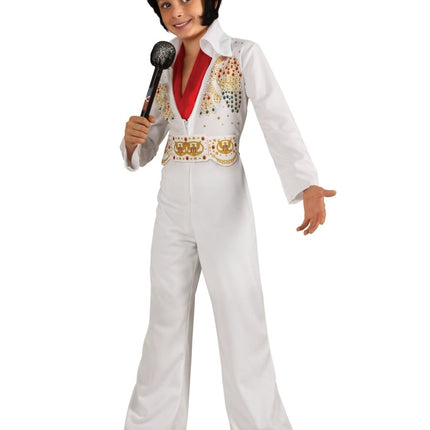 Elvis Eagle Jumpsuit Deluxe Jongen van Rubies koop je bij Partywinkel