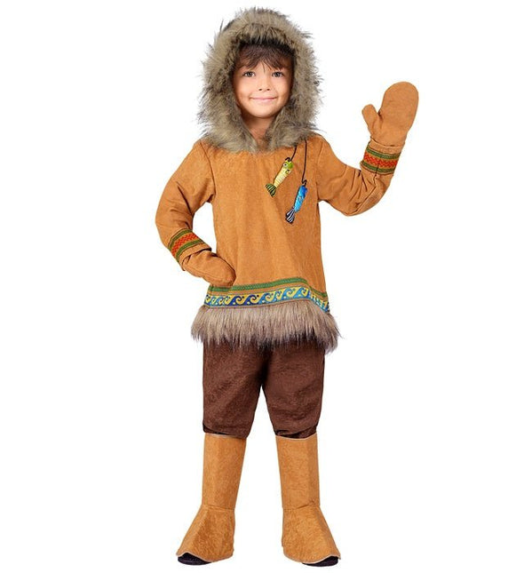 Eskimo Kostuum Bruin van Widmann koop je bij Partywinkel