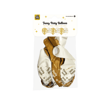 Fancy party latex ballonnen - Party time van Paper Dreams koop je bij Partywinkel