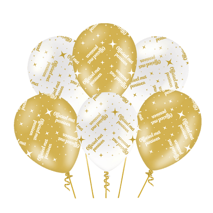 Fantazyjne balony lateksowe na imprezę - Emerytura