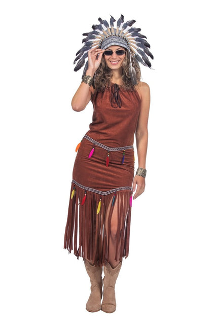 Festival indianen jurk - Partywinkel - 8720059065646