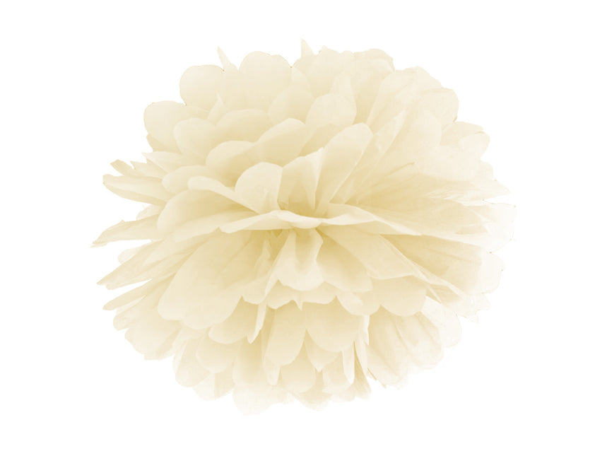 Pompon Vanilla Cream 35cm