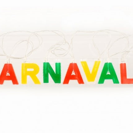 Chusta z literami Carnival Czerwony Żółty Gr