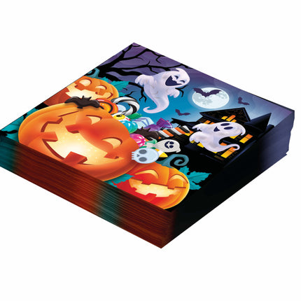 Serwetki na Halloween Dynie 33 cm