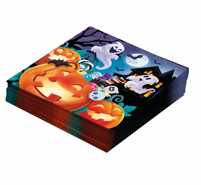 Serwetki na Halloween Dynie 33 cm
