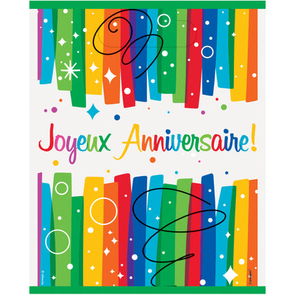 Torebki imprezowe Joyeux Anniversaire 8szt