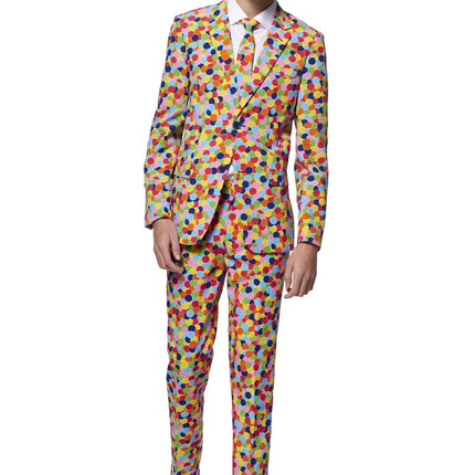 Party Confetti Suit Boy Teen <tc>OppoSuits</tc>