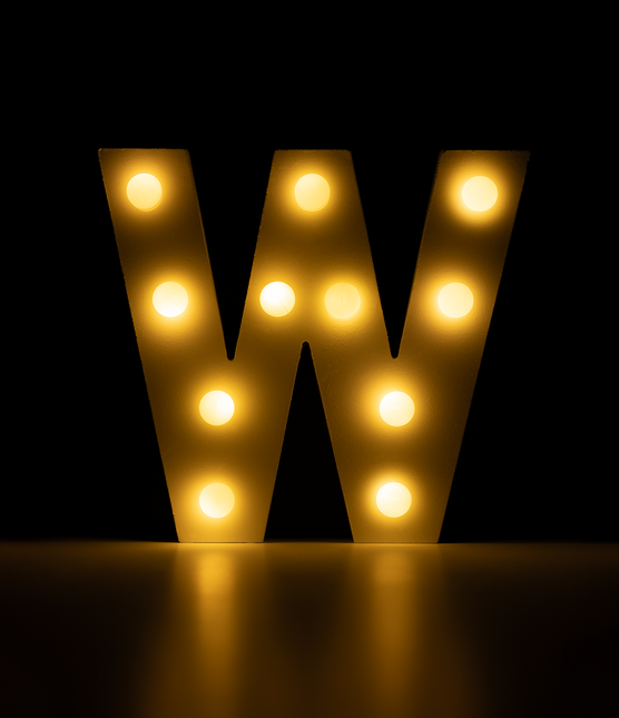 W Light Letter 16,5 cm