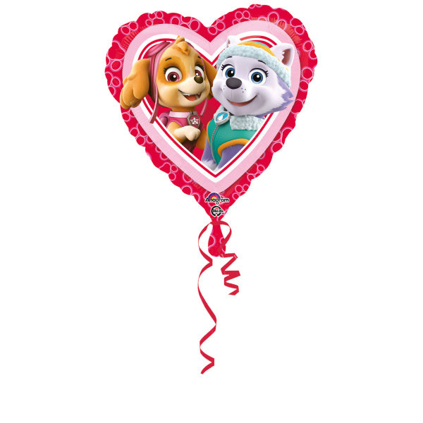 Balon na hel Paw Patrol Serce pusty 43 cm
