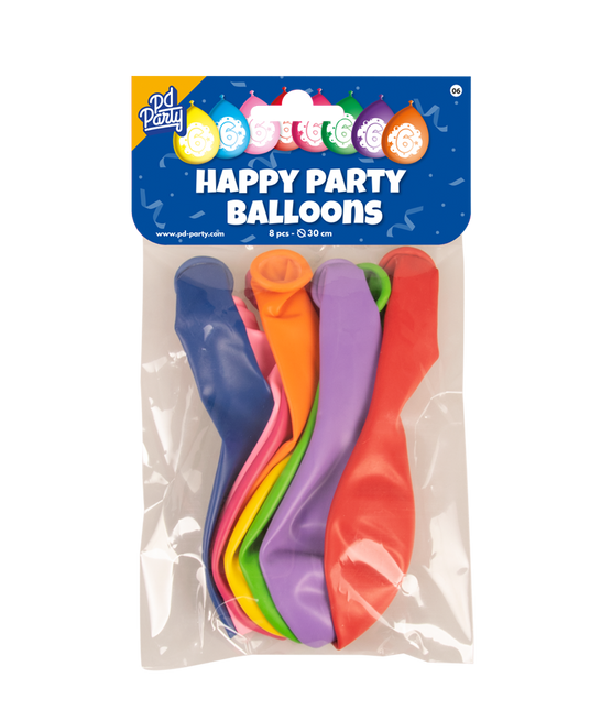 Balony 6 lat Hurra 30cm 8szt