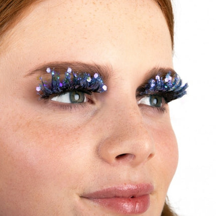 PXP Fake Lashes Glitter UV Blue Calypso