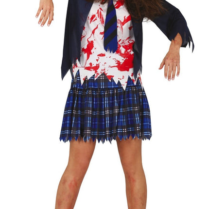 Kostium studentki zombie na Halloween