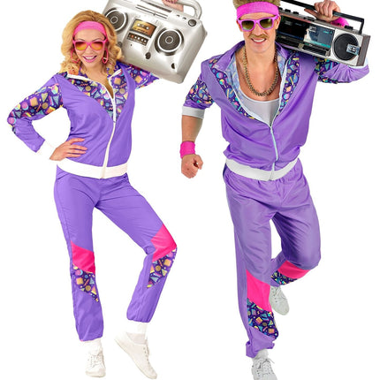 Dresy Neon 80S Faulty Purple