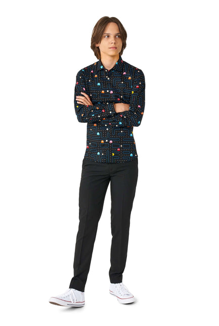 Chłopięca koszulka PAC-MAN dla nastolatków <tc>OppoSuits</tc>