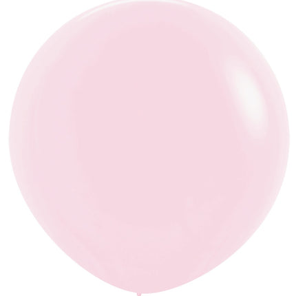 Balony Pastel Matte Pink 91cm 10szt