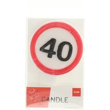 Znak drogowy Candle 40 Years