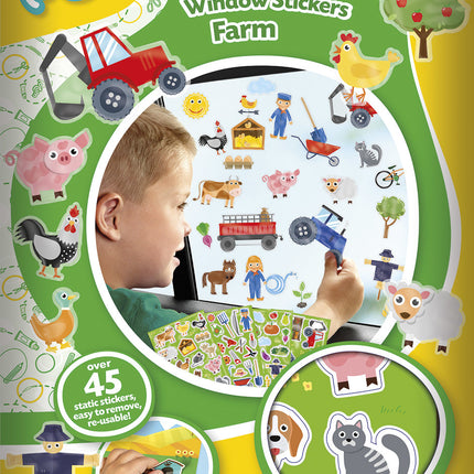 Naklejki na okna Farmyard