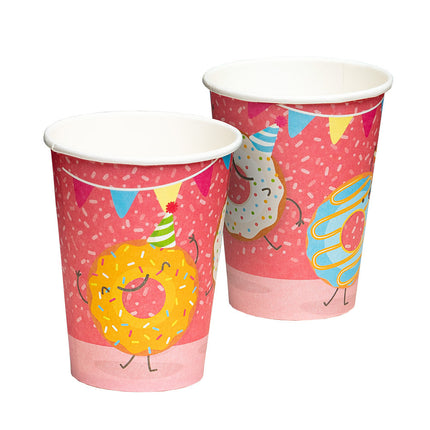 Kubki Donut 210ml 8szt