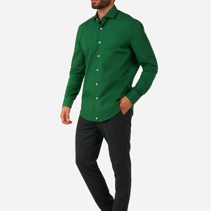 Ciemnozielona koszula męska <tc>OppoSuits</tc>