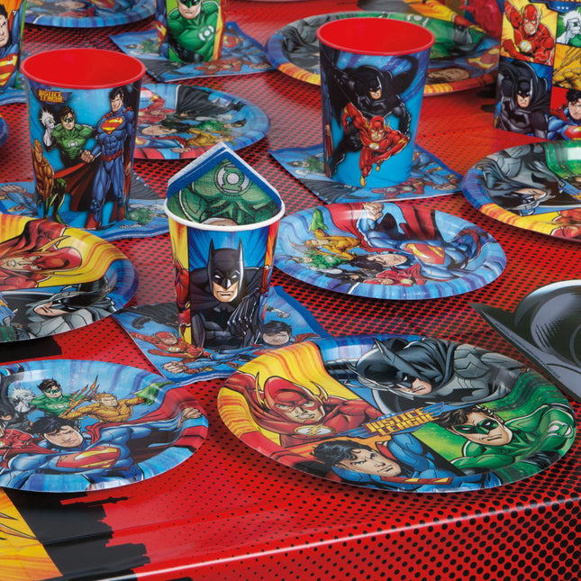 Talerze Justice League 23cm 8szt