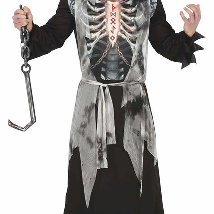 Kostium szkieletu na Halloween męski L