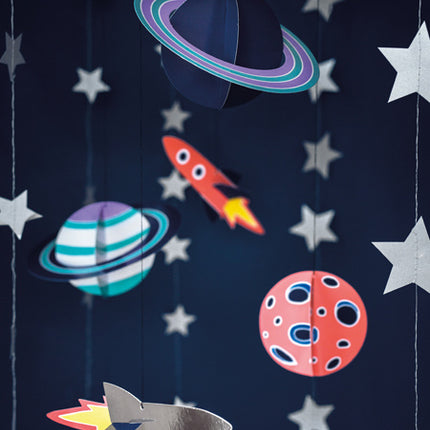 Dekoracja wisząca Space 5szt