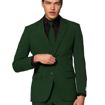 Ciemnozielony garnitur męski <tc>OppoSuits</tc>