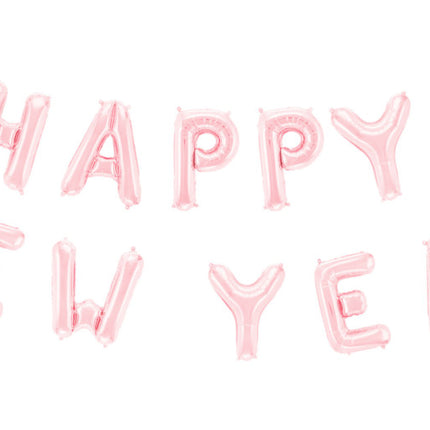Zawieszka na list Happy New Year Rose Gold