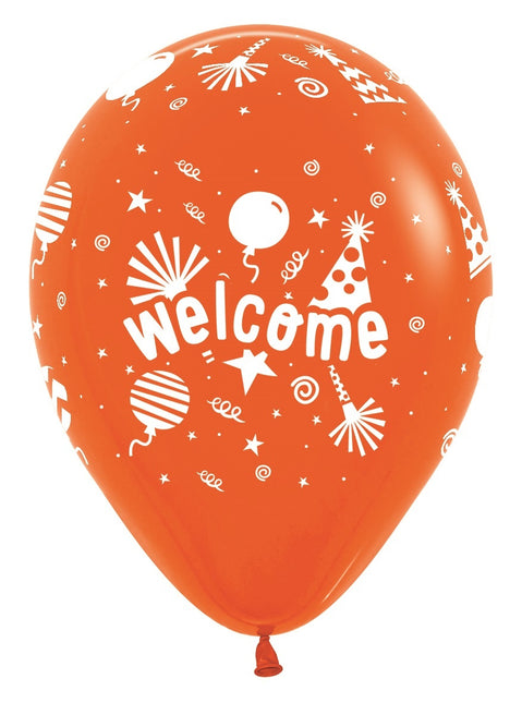 Balony Welcome Fashion Solid Mix 30cm 25szt