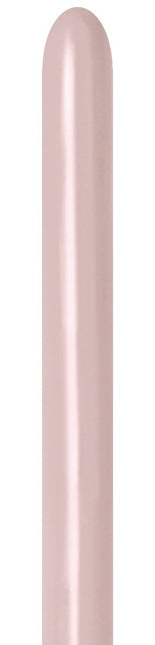 Balony do modelowania Pastel Dusk Rose 5cm 152cm 50szt