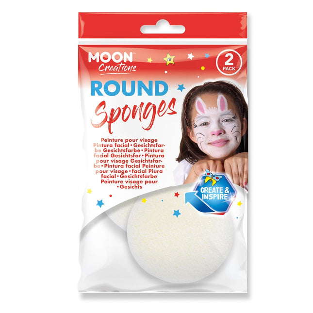 Moon Creations Gąbka okrągła 2 szt.