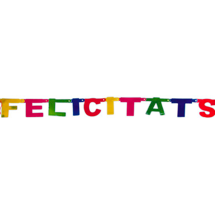 Girlanda literowa Felicitats 1,4 m