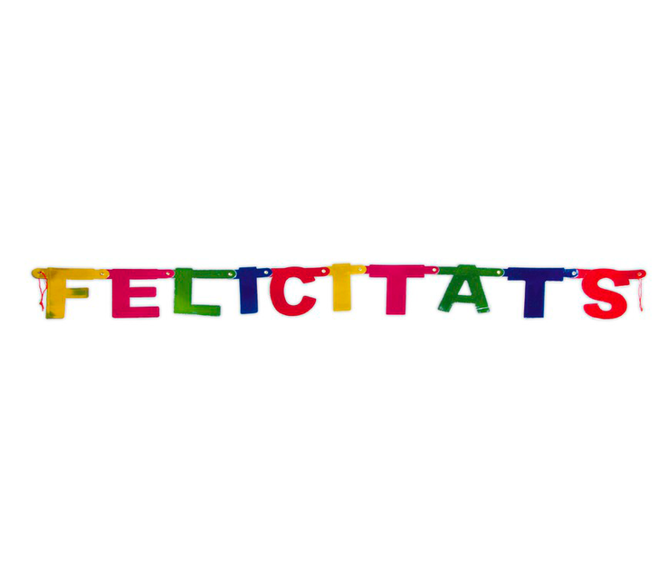 Girlanda literowa Felicitats 1,4 m