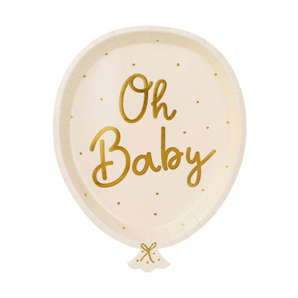 Talerze Oh Baby 22cm 6szt