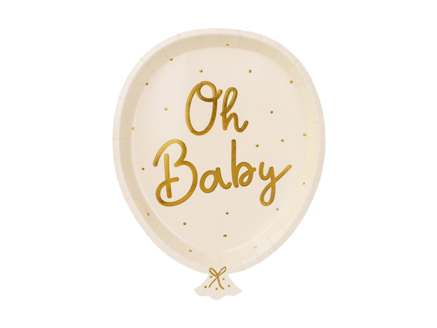 Talerze Oh Baby 22cm 6szt